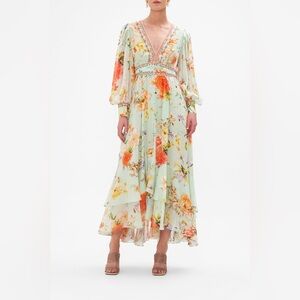 Camilla Long Button Front Dress Talk The Walk $949